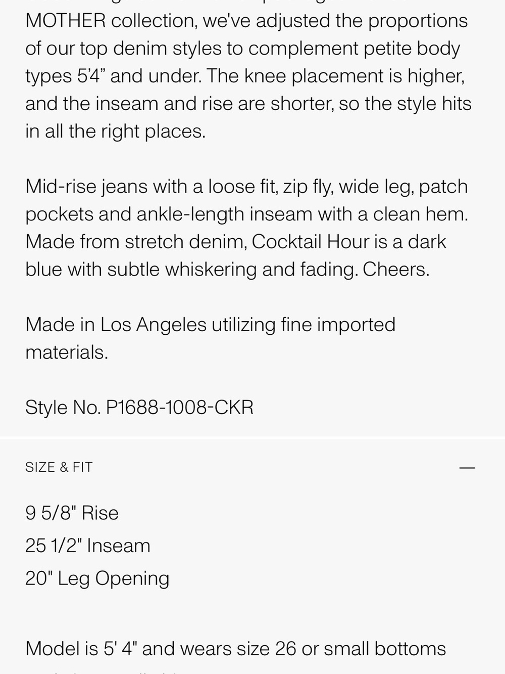 MOTHER Lil Patch Pocket Mid Rise Maven Ankle Wide Leg Jeans in Cocktail Hour 23 - Picture 6 of 12